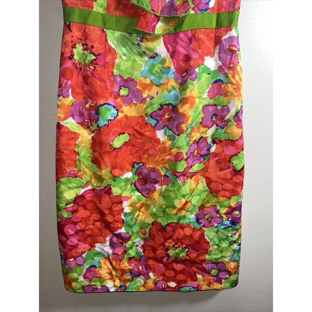 David Meister Multicolor Floral Dress - Picture 3 of 11